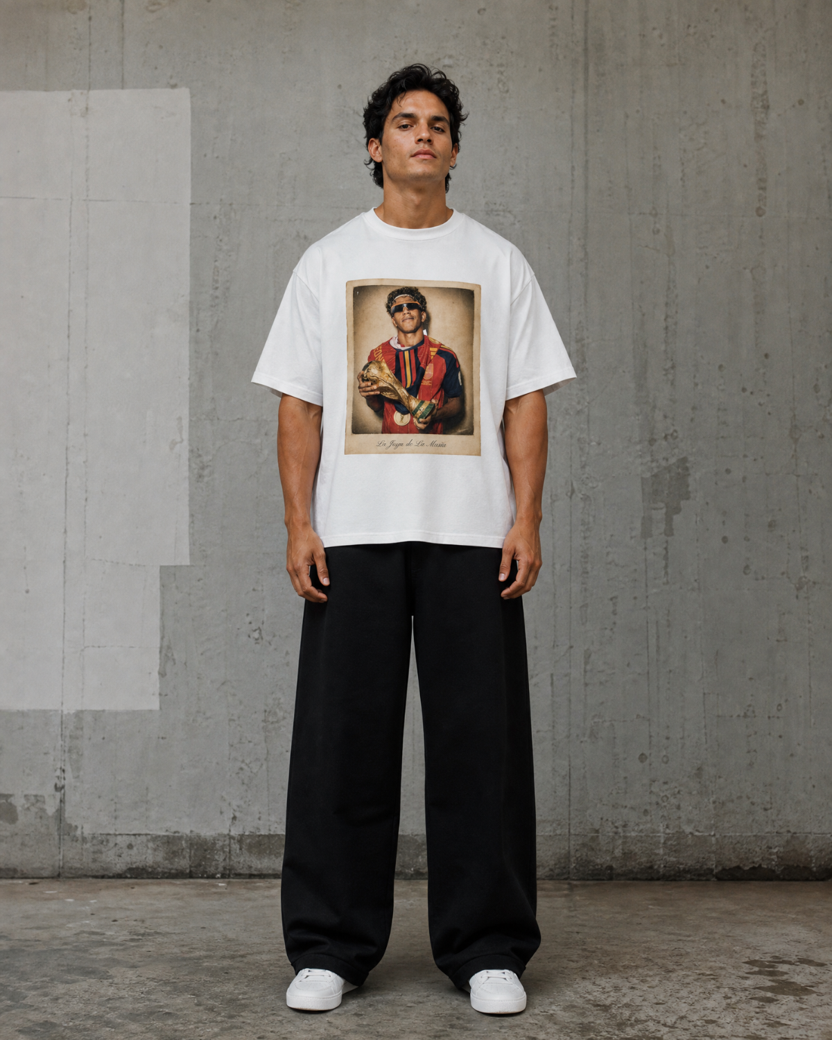 Oversize T-Shirt Lamine Yamal ,,La Joya de la Masia‘‘