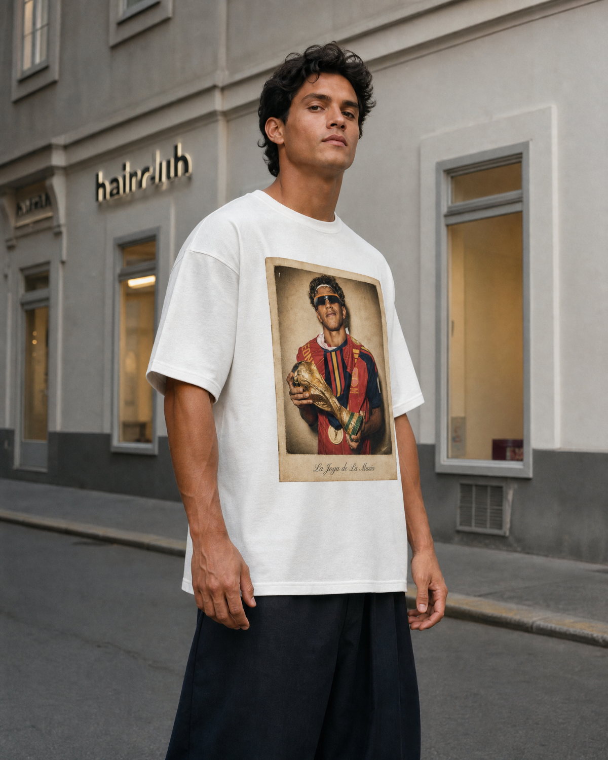 Oversize T-Shirt Lamine Yamal ,,La Joya de la Masia‘‘