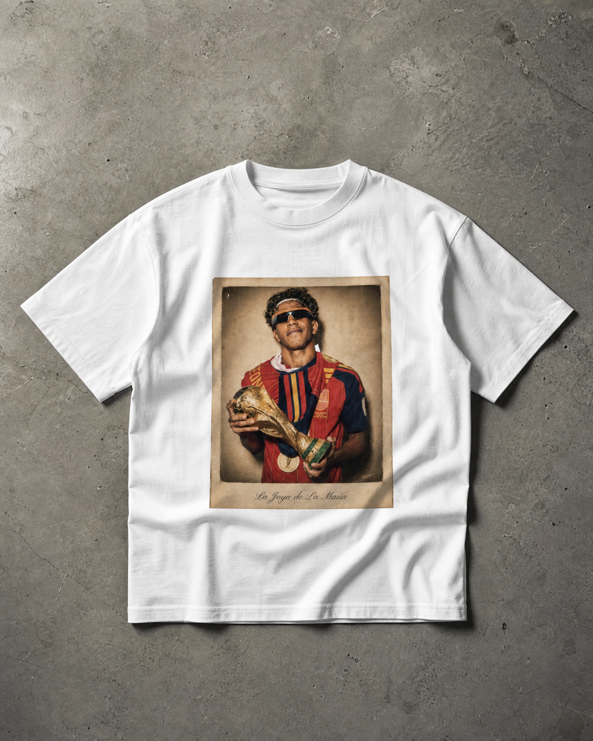 Oversize T-Shirt Lamine Yamal ,,La Joya de la Masia‘‘