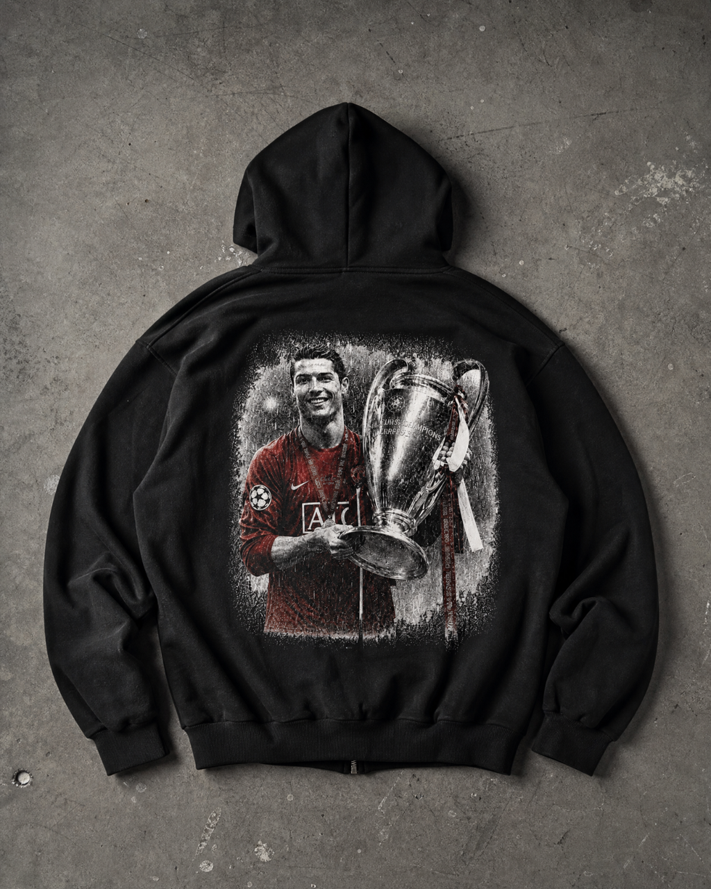 Oversize Zipper CR7 Champions - Black