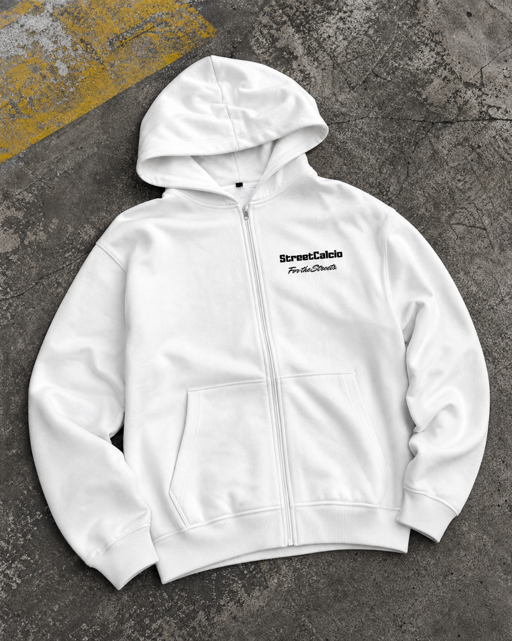 Herren Oversize Zipper Hoodie Cristiano 2008