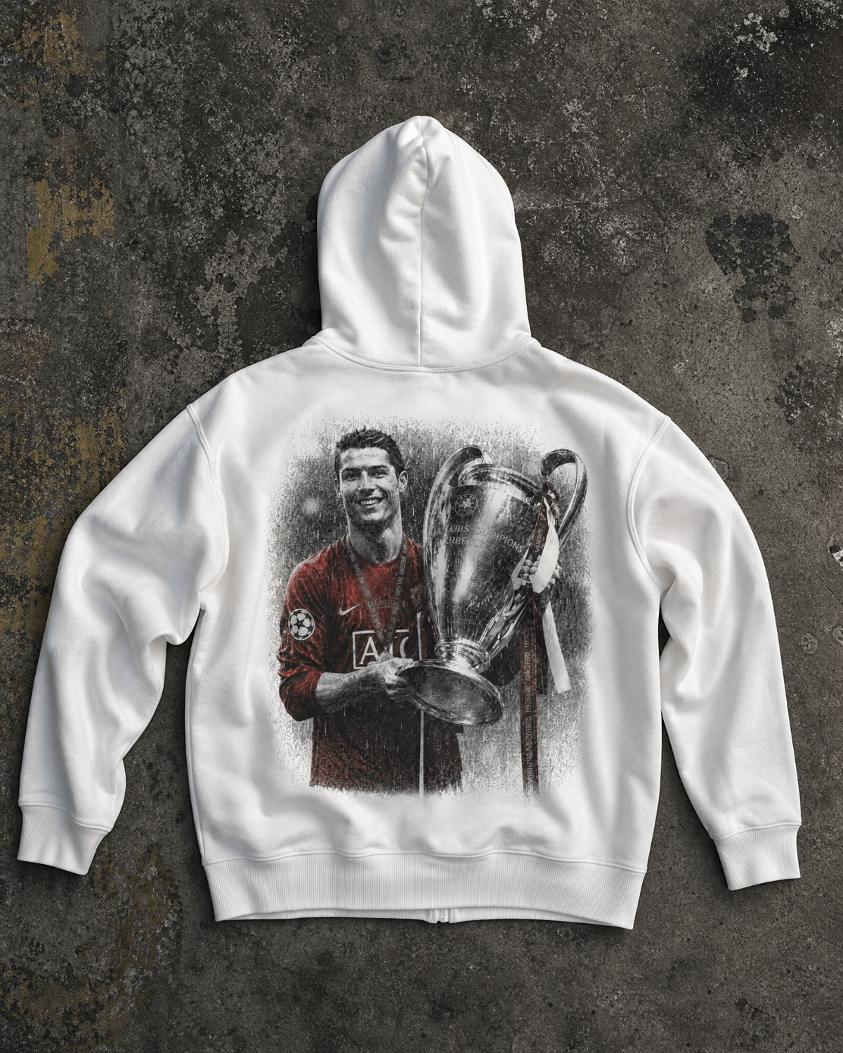 Oversize Zipper CR7 Champions - White
