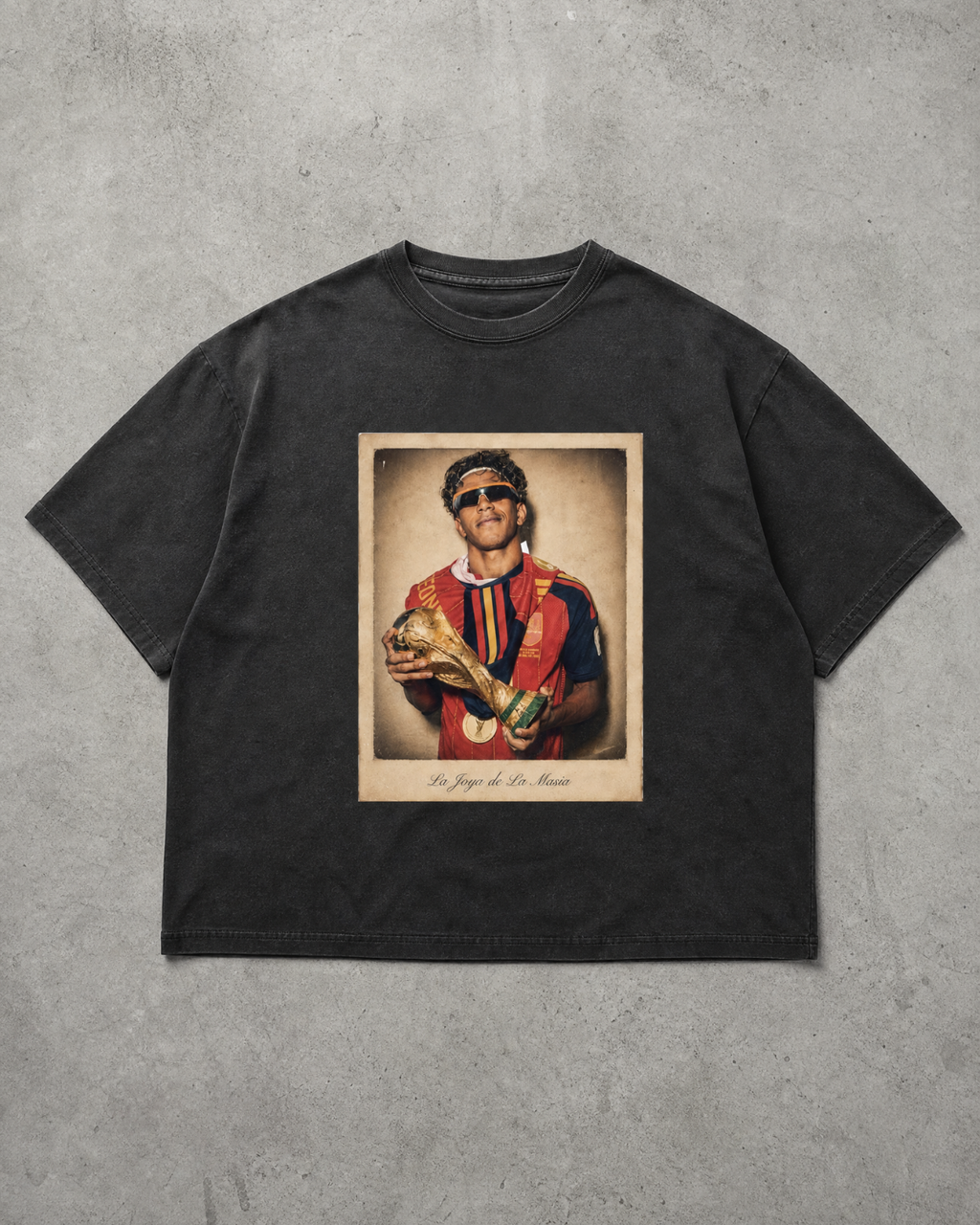 Oversize T-Shirt Lamine Yamal ,,La Joya de la Masia‘‘