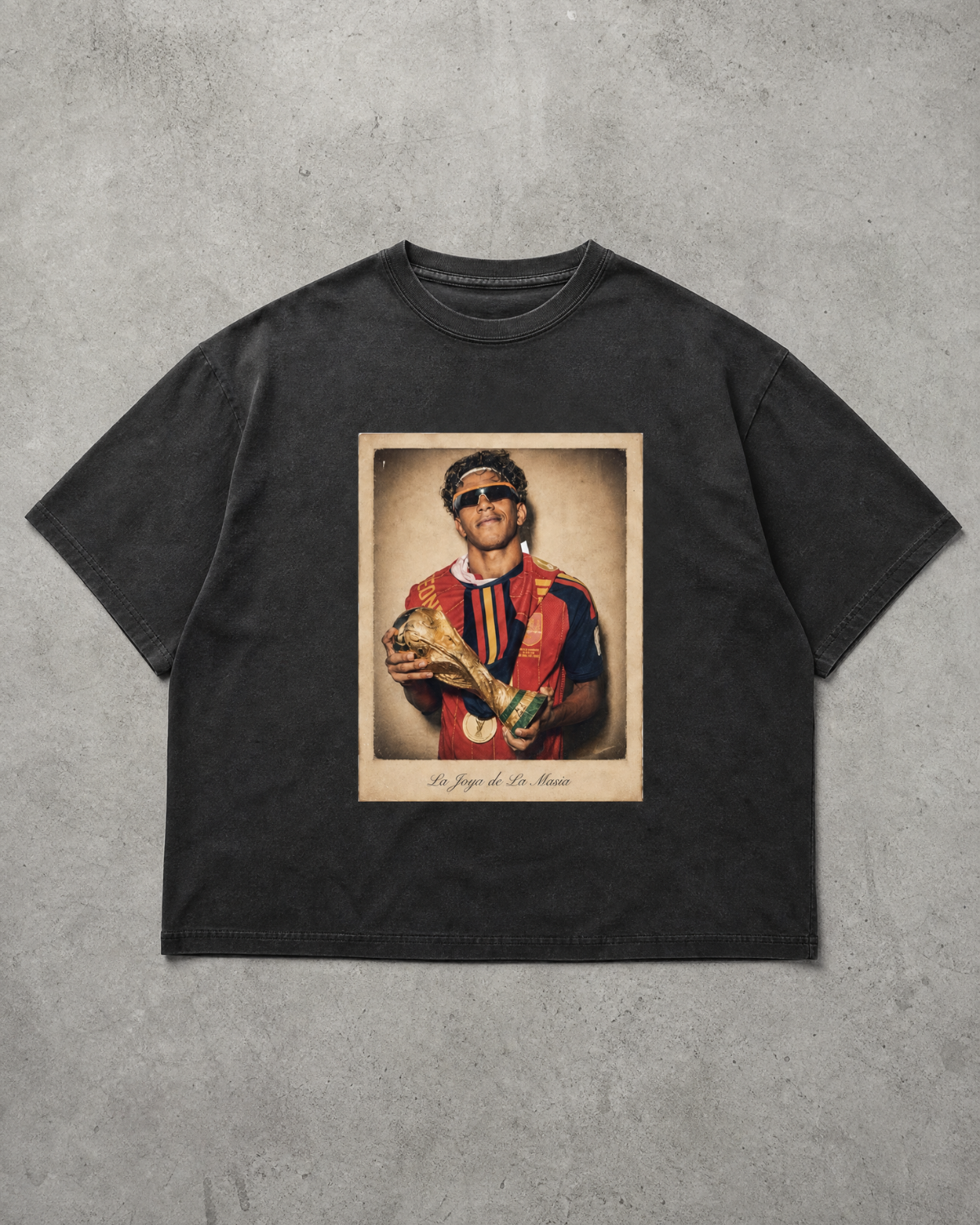Oversize T-Shirt Lamine Yamal ,,La Joya de la Masia‘‘